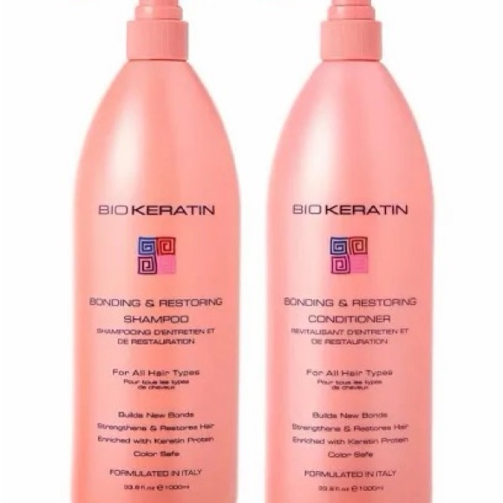 Bio keratin Bonding and Restoring Shampoo and Conditioner Set